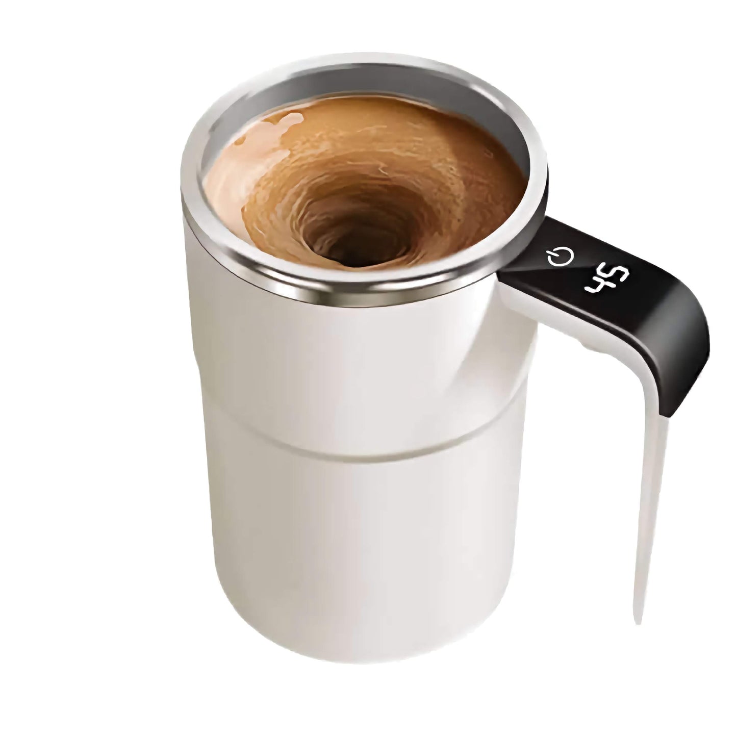 Automatic Mixing Coffee Cup – Magnetic Stirring for Coffee