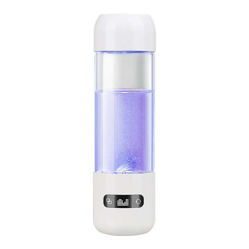 Smart Hydrogen-Rich Water Cup with LED display, featuring advanced hydrogen infusion technology for enhanced hydration.